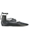 MARSÈLL MARSÈLL COLTELLACCIO BALLERINAS - BLACK,MW4196106611916954