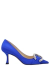 Jimmy Choo 70mm Melva Pointed Toe Pumps In Blue