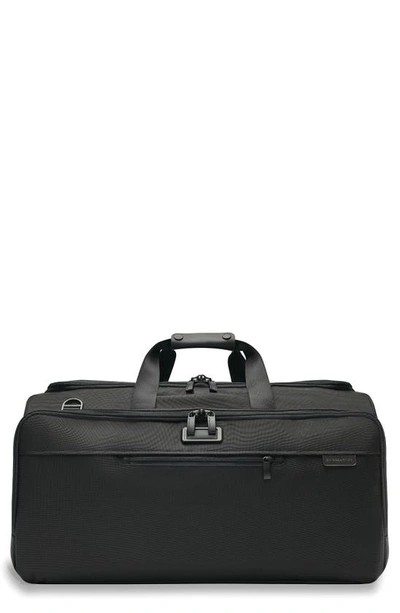 Briggs & Riley Small Carry-on Baseline Garment Duffle Bag In Black