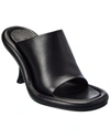 Jw Anderson Woman Sandals Black Size 10 Soft Leather In Black