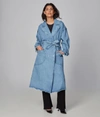 LOLA JEANS AVERY-PB DENIM TRENCH COAT