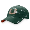 TOP OF THE WORLD TOP OF THE WORLD GREEN MIAMI HURRICANES OHT MILITARY APPRECIATION BETTY ADJUSTABLE HAT
