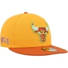NEW ERA NEW ERA  GOLD/RUST CHICAGO BULLS 59FIFTY FITTED HAT