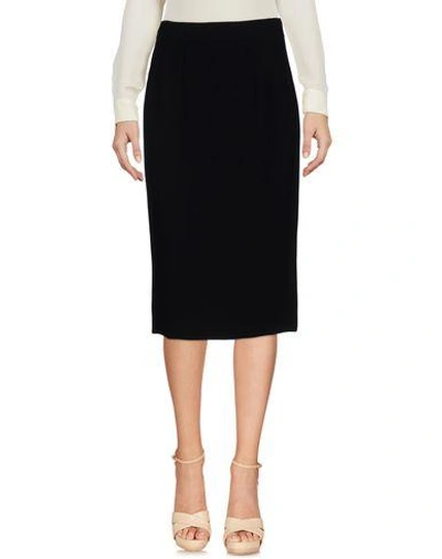 Dolce & Gabbana Knee Length Skirt In Black