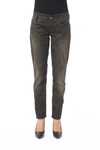 BYBLOS BYBLOS BLACK COTTON JEANS &AMP; WOMEN'S PANT