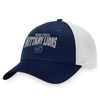 Top Of The World Men's  Navy, White Penn State Nittany Lions Breakout Trucker Snapback Hat In Navy