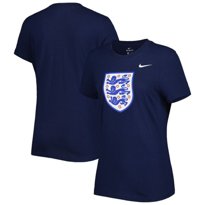 Nike Navy England National Team Club Crest T-shirt In Blue