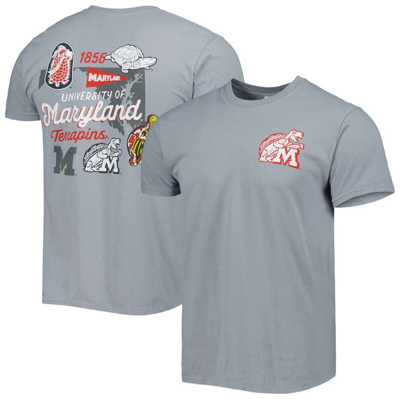 Image One Graphite Maryland Terrapins Vault State Comfort T-shirt