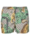 Tiger of Sweden Sjo Printed Swim Shorts Grey at