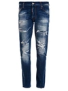 Dsquared2 Men's Low Rise Denim Jeans In Blue