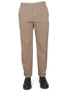 Theory Graham Kelso Elastic Waist Pants For Men In Beige
