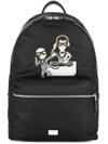 DOLCE & GABBANA Volcano designer's patch backpack,BM1419AG52211899266