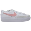 NIKE BLAZER LOW PLATFORM WHITE/PINK GLAZE-SUMMIT WHITE DJ0292-103 WOMEN'S