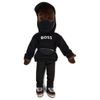 Hugo Boss Boss X Khaby Attachable Khaby Lame Doll In Black