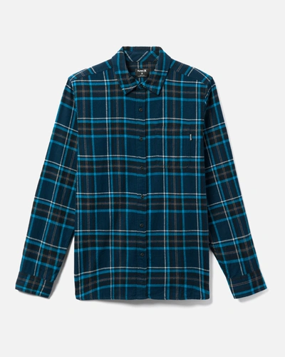 United Legwear Men's Portland Organic Flannel Shirt In Night Force