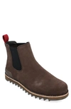 Territory Boots Yellowstone Water Resistant Lug Chelsea Boot In Brown