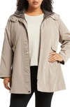 GALLERY GALLERY WATER RESISTANT RAIN JACKET