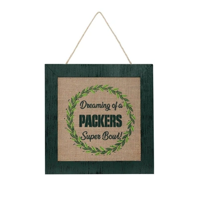 FOCO GREEN BAY PACKERS 12'' DOUBLE-SIDED BURLAP SIGN