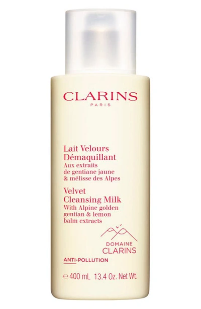 Clarins Velvet Cleansing Milk Luxury Size Limited Edition 13.4 Oz.