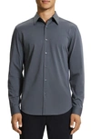 Theory Sylvain Nd Structure Knit Button-up Shirt In Pestle - Apw