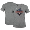 Fanatics Girls Youth  Branded Heather Charcoal Houston Astros 2022 World Series Champions Locker Room In Heather Gray