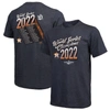 Majestic Threads Navy Houston Astros 2022 World Series Champions Life Of The Party Tri-blend T-shirt In Navy
