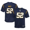 NIKE YOUTH NIKE KHALIL MACK NAVY LOS ANGELES CHARGERS GAME JERSEY