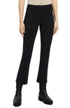 Theory Slim Cropped Scuba Kick Pants In Black