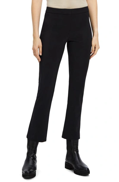 Theory Slim Cropped Scuba Kick Pants In Black