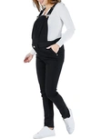 Cache Coeur Sharon Denim Maternity Overalls In Black