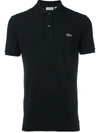 Lacoste Slim Fit Core Polo In Black