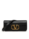 Valentino Small Vlogo Crossbody Bag In Black