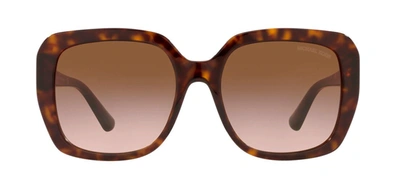 Michael Kors Mk 2140 F 300613 Butterfly Sunglasses In Brown
