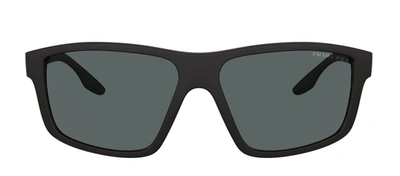Prada Ps 02xs Dg002g Square Sunglasses In Grey