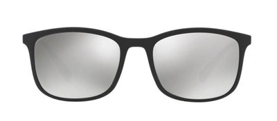 Prada Ps 01ts Dg02b0 Square Sunglasses In Silver