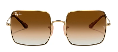 Ray Ban Rb1971 914751 Oversized Square Sunglasses In Brown