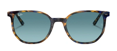 Ray Ban Ray-ban Womens Yellow Elliot Geometric-frame Acetate Sunglasses In Blue