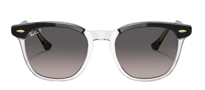 Ray Ban Rb2298 Hawkeye Square-frame Acetate Glasses In Grey