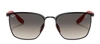Ray Ban Rb3673m Scuderia Ferrari Collection Sunglasses Red Frame Grey Lenses 56-17 In Grey