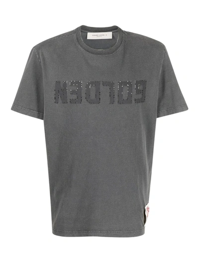 GOLDEN GOOSE LOGO-PRINT SHORT-SLEEVE T-SHIRT