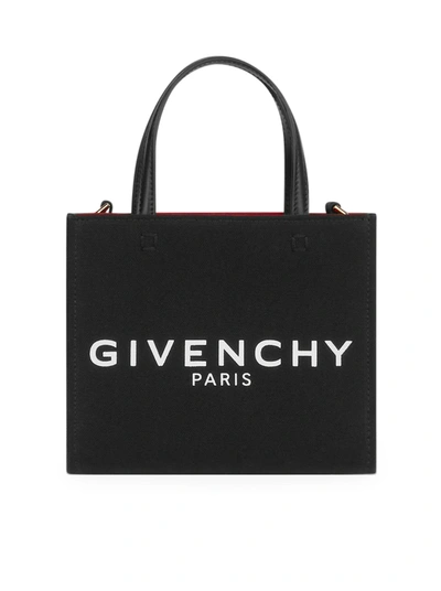 Givenchy G Canvas Tote Bag In Black