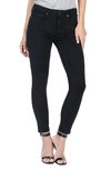 Paige Margot High-rise Crop Ultra Skinny Jeans In Black Shadow