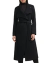 KENNETH COLE WOOL-BLEND BELTED MAXI COAT