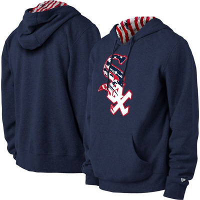 New Era Men's  Navy Chicago White Sox 4th Of July Stars And Stripes Pullover Hoodie
