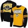 MITCHELL & NESS MITCHELL & NESS GOLD/BLACK PITTSBURGH PENGUINS 1992 STANLEY CUP CHAMPIONS PULLOVER SWEATSHIRT