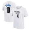 NIKE YOUTH NIKE BEN SIMMONS WHITE BROOKLYN NETS 2022/23 CITY EDITION NAME & NUMBER T-SHIRT
