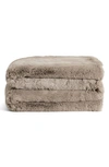 UNHIDE THE MARSHMALLOW 2.0 MEDIUM FAUX FUR THROW BLANKET