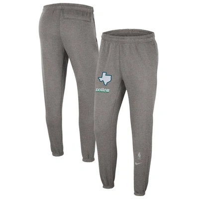 Nike Dallas Mavericks Courtside City Edition  Men's Nba Fleece Pants In Grey