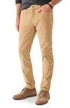 Faherty Stretch Terry Slim Fit Pants In Desert Beige