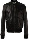 DOLCE & GABBANA PERFORATED LEATHER BOMBER JACKET,G9HV3LFUL8211883310